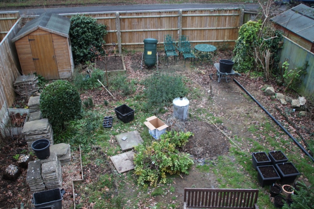 Back garden January 2019